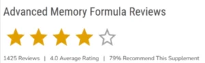 Advanced Memory Formula Customer Reviews